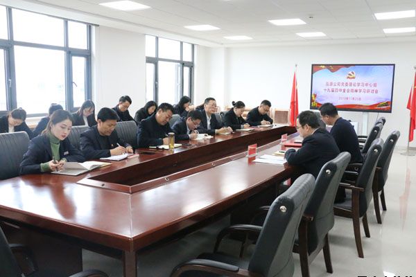 泓源公司組織召開(kāi)十九屆四中全會(huì )精神交流研討會(huì )(圖2)