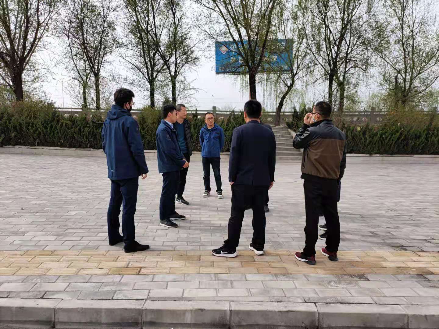 泓源公司開展馬坊路西路等三條道路維修改造工程預(yù)驗收(圖1)